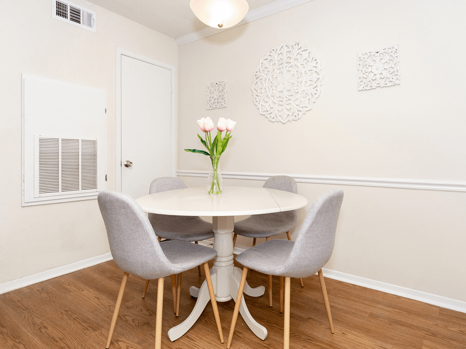 apartment dining area